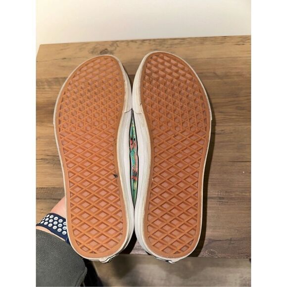 Vans Off the Wall Pink Flamingo & Palm Trees Skateboard Shoes Mens 5.5 Women’s 7 - Picture 5 of 6